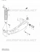 BRAS OSCILLANT ARRIERE pour Suzuki BURGMAN 650 2011