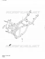 CADRE (AN650AL1 E33) pour Suzuki BURGMAN 650 2011