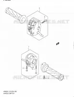 COMMODOS (AN650L1 E03) pour Suzuki BURGMAN 650 2011