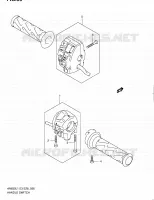 COMMODOS (AN650L1 E33) pour Suzuki BURGMAN 650 2011