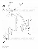 DURITE DE RADIATEUR pour Suzuki BURGMAN 650 2011