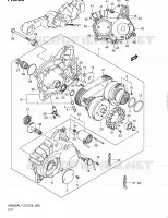 ENSEMBLE CARTER DE TRANSMISSION pour Suzuki BURGMAN 650 2011