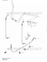 GUIDON (AN650L1 E03) pour Suzuki BURGMAN 650 2011