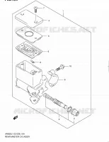 MAITRE CYLINDRE ARRIERE pour Suzuki BURGMAN 650 2011