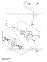 POMPE A EAU pour Suzuki BURGMAN 650 2011