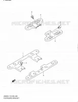 REPOSE PIEDS ARRIERE pour Suzuki BURGMAN 650 2011
