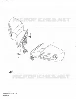 RETROVISEUR (AN650AL1 E28) pour Suzuki BURGMAN 650 2011