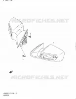RETROVISEUR (AN650L1 E03) pour Suzuki BURGMAN 650 2011