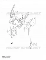 SUPPORT MARCHE PIEDS (AN650L1 E03) pour Suzuki BURGMAN 650 2011