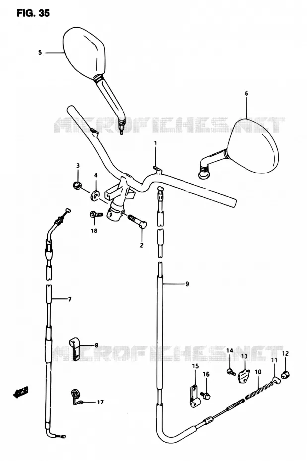 GUIDON Suzuki SCOOTER 50 AP 1998  AP50R7W(T/7/V)