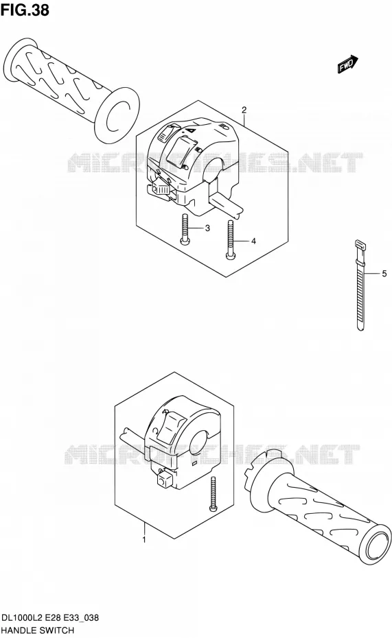COMMODOS Suzuki MOTO 1000 V-STROM 2012  DL1000L2(E03,E28,E33)