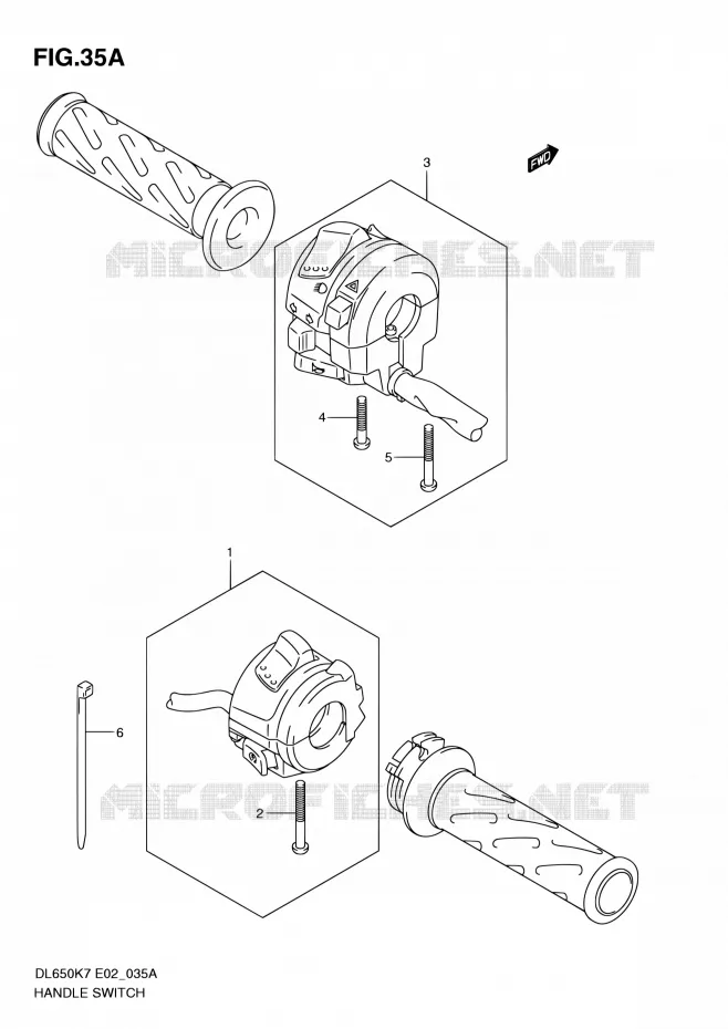 COMMODOS (MODEL K9 P37,MODEL L0) Suzuki MOTO 650 V-STROM 2010  DL650A L0 (E02,E19,E24)