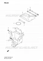 BAC A BATTERIE   OUTILS pour Suzuki V-STROM 650 2010