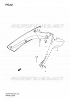 CARENAGES ARRIERE pour Suzuki V-STROM 650 2010