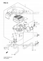 FILTRE A AIR pour Suzuki V-STROM 650 2010