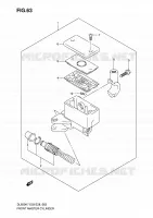 MAITRE CYLINDRE AVANT pour Suzuki V-STROM 650 2010