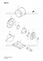 POMPE A HUILE pour Suzuki V-STROM 650 2010