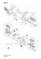 REPOSE PIED pour Suzuki V-STROM 650 2010