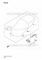 SELLE pour Suzuki V-STROM 650 2010