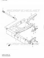 BRAS OSCILLANT ARRIERE pour Suzuki V-STROM 650 2011