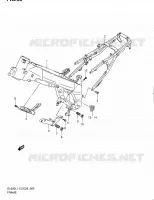 CADRE pour Suzuki V-STROM 650 2011