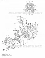 CULASSE AVANT pour Suzuki V-STROM 650 2011