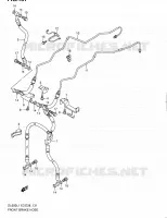 DURITE DE FREIN AVANT (DL650AL1 E03) pour Suzuki V-STROM 650 2011