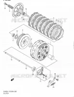EMBRAYAGE pour Suzuki V-STROM 650 2011