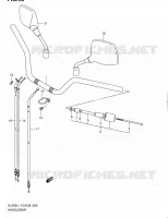 GUIDON (DL650AL1 E28) pour Suzuki V-STROM 650 2011
