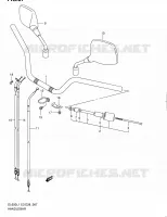 GUIDON (DL650L1 E28) pour Suzuki V-STROM 650 2011