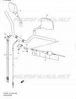 GUIDON (DL650L1 E33) pour Suzuki V-STROM 650 2011