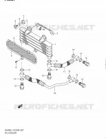 RADIATEUR D'HUILE pour Suzuki V-STROM 650 2011