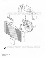 RADIATEUR pour Suzuki V-STROM 650 2011