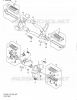 REPOSE PIED pour Suzuki V-STROM 650 2011