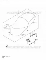 SELLE pour Suzuki V-STROM 650 2011