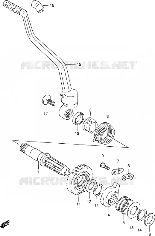 RESERVOIR D'ESSENCE (MODELE K4) Suzuki MOTO 250 DR-Z 2004  DR-Z250 K4 (E03,E28,E33)