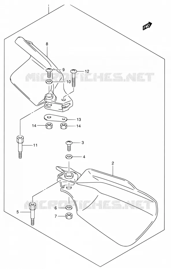 PROTEGES MAINS (DR-Z400EK1/EK2/EK3/EK4 E24 OPT) Suzuki MOTO 400 DR-Z 2002  DR-Z400EK2(E24)