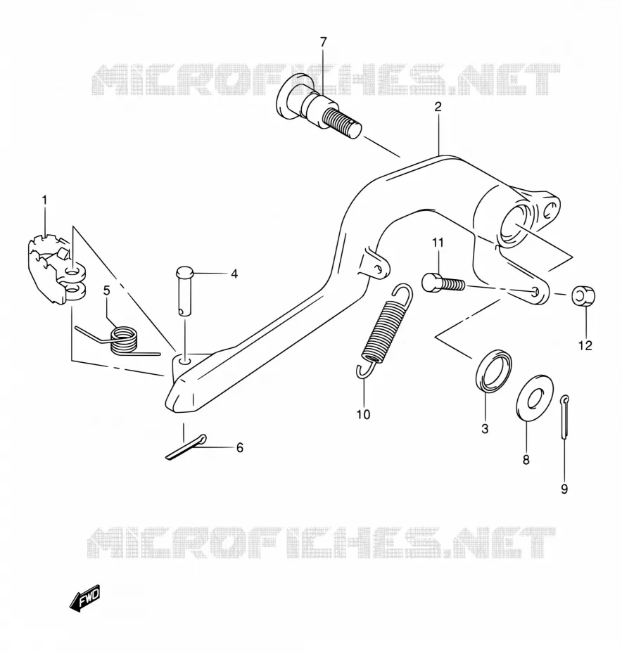 FREIN ARRIERE Suzuki MOTO 400 DR-Z 2009  DR-Z400S K9 (E03,E28,E33)