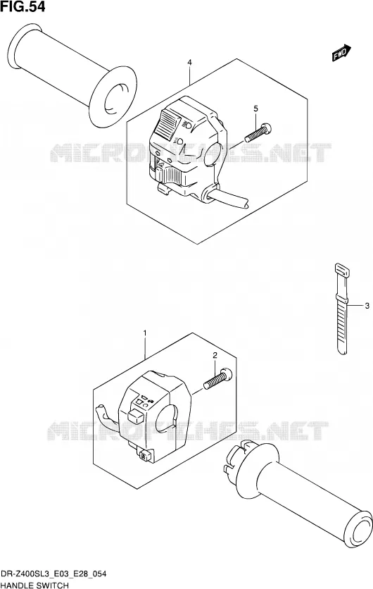 COMMODOS (DR-Z400SL3 E33) Suzuki MOTO 400 DR-Z 2013  DR-Z400S L3 (E03,E28,E33)
