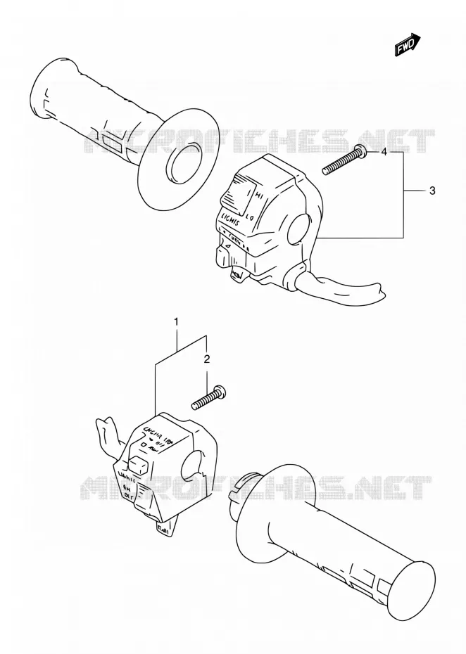 COMMODOS Suzuki MOTO 125 DR 1997  DR125SEV/DR125SEUV