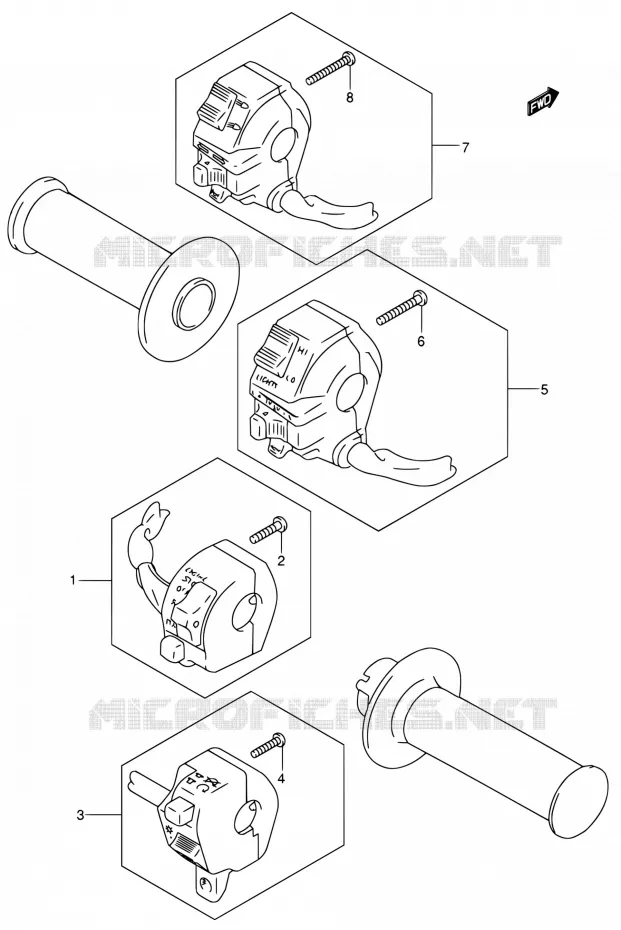COMMODOS Suzuki MOTO 200 DR 2003  DR200SE K3 (E06,E24)