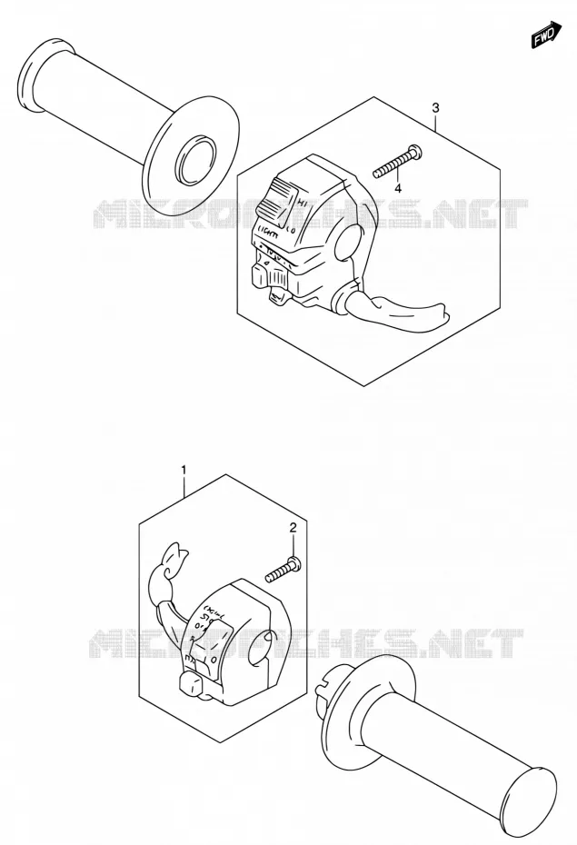 COMMODOS Suzuki MOTO 200 DR 2004  DR200SE K4 (E03,E28,E33)