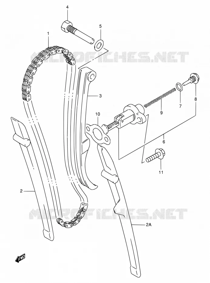 DISTRIBUTION Suzuki MOTO 350 DR 1996  DR350SET(E24,E34)