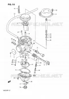 CARBURATEUR pour Suzuki DR 650 1991