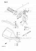 COMMODO DROIT pour Suzuki DR 650 1991