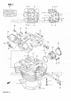 CULASSE pour Suzuki DR 650 1991