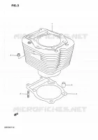 CYLINDRE pour Suzuki DR 650 1991