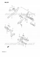 REPOSE PIED pour Suzuki DR 650 1991