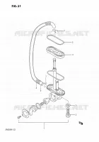 ROBINET D'ESSENCE pour Suzuki DR 650 1991