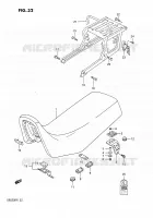 SELLE pour Suzuki DR 650 1991
